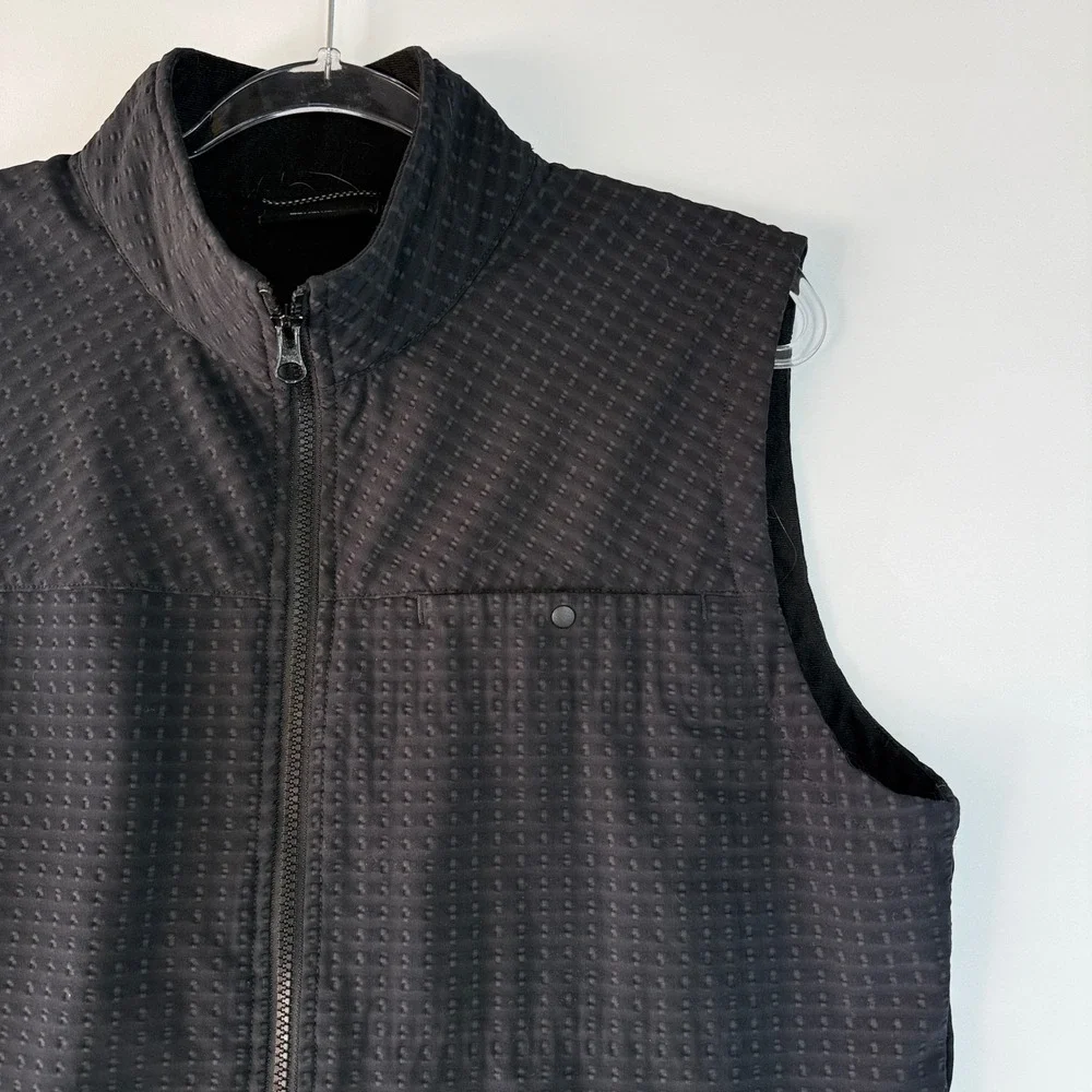 Truewerk Technical Workwear Vest Mens M Soft‎ Shell Fleece Lined Black